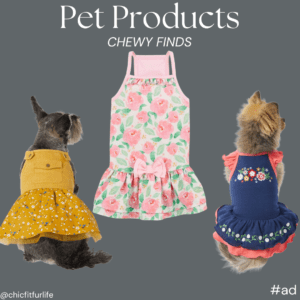 Pet Fashion – Floral Dresses